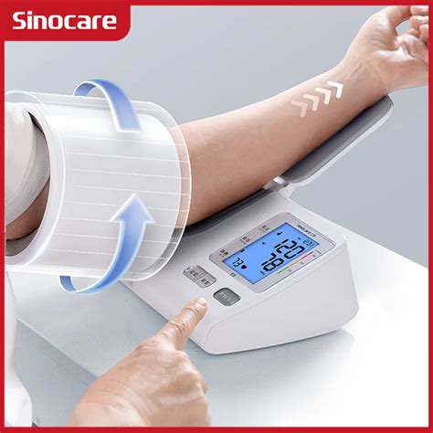 Sinocare Blood Pressure Monitor Tensiometer Upper Arm Automatic Digital