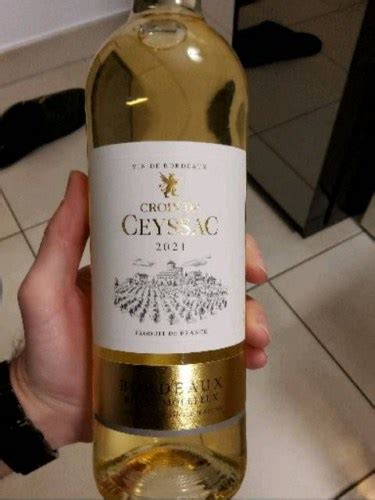 Lidl Croix De Ceyssac Bordeaux Blanc Moelleux Vivino Us