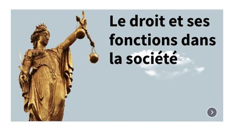 Le Droit Et Ses Fonctions