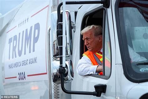 Video Of Donald Trump Reaching For Garbage Truck Door Sparks Wild