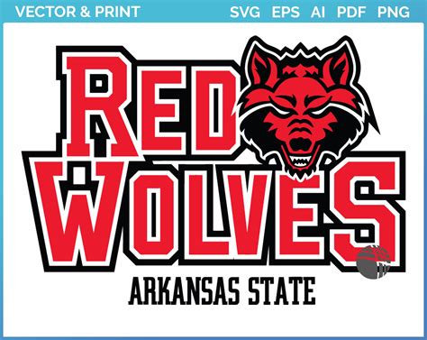 Arkansas State Red Wolves - Alternate Logo (2008) - College Sports ...