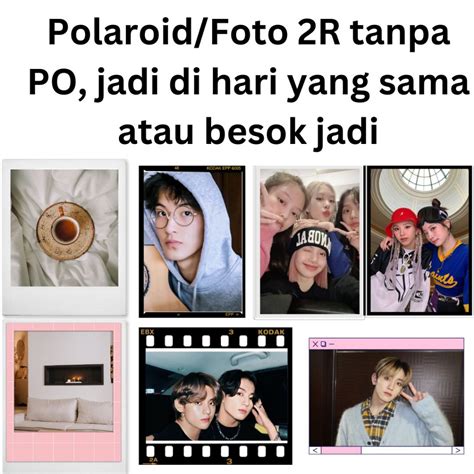 Jual Cetak Polaroid Instax Tanpa Po Foto R Custom Foto Kodak