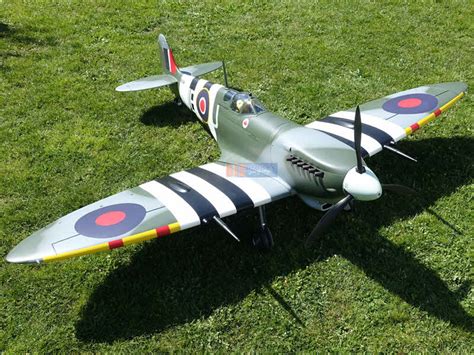 Spitfire Full Composite Model Airplane Arf 206cm 7kg 35cc Top Rc Model