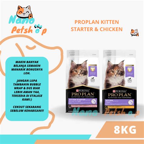 Jual Proplan Kitten Starter Salmon Kitten Chicken Freshpack Kg