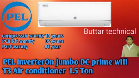 Pel Inverteron Jumbo Dc Prime Wifi T Air Conditioner Ton Full