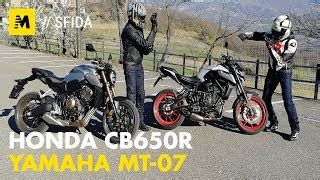 Honda CB R Vs Yamaha MT Nude A O Cilindri E Doovi