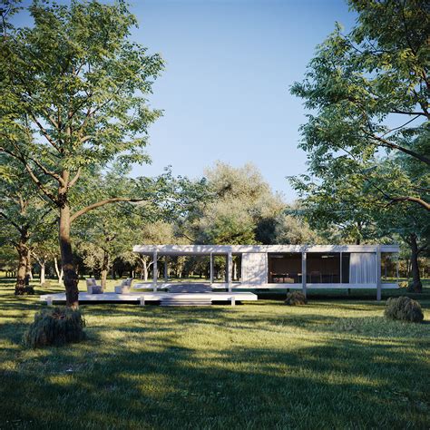 Farnsworth House on Behance