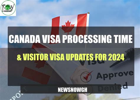 Canada Visa Processing Time Visitor Visa Updates For