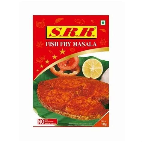 Srr Fish Fry Masala Packaging Size 100 G Packaging Type Packets At