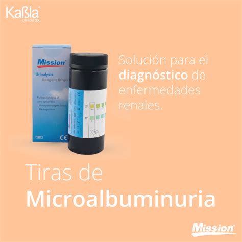 Tiras De Microalbuminuria Mission Kabla Diagn Sticos