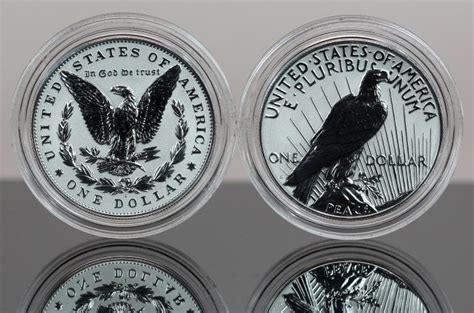 Reverse Proof Morgan Peace Silver Dollars Launch