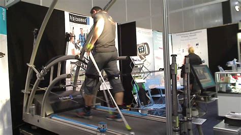 Nordic Walking Video On Treadmill With Resistance Bands Youtube