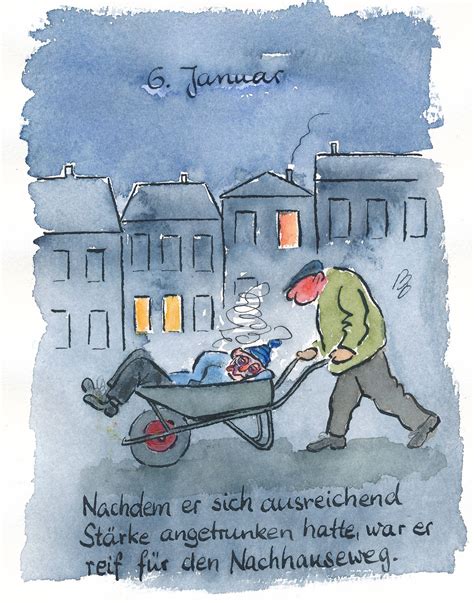 Stärke antrinken Karikatur Wochenspiegel 7 1 2023 Matthias Ose