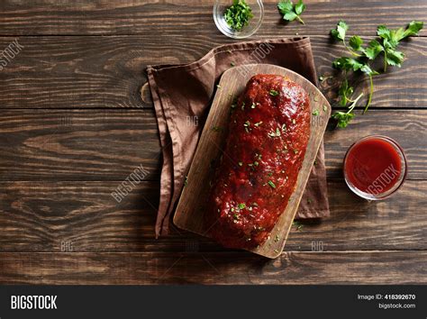 Meatloaf Glaze On Image And Photo Free Trial Bigstock