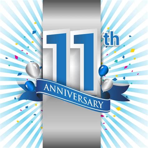 100000 11th Anniversary Celebration Vector Images Depositphotos