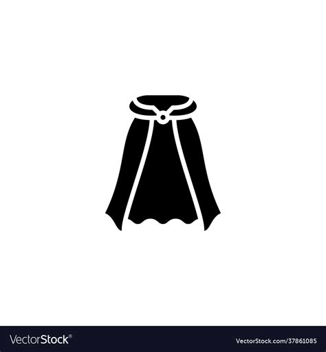 Cape Icon In Logotype Royalty Free Vector Image