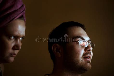 Angry Wife Caught Husband Watching Or Online Erotic Chat With Nude