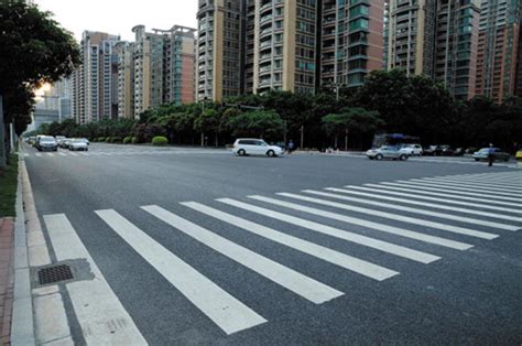 Standard crosswalk markings in China | Download Scientific Diagram