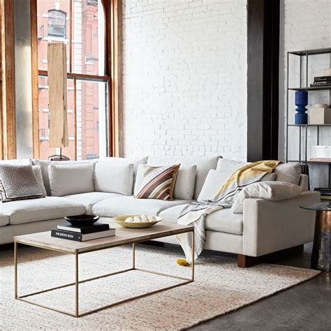 Build Your Own Harmony Sectional Extra Deep Sofa With Chaise West Elm