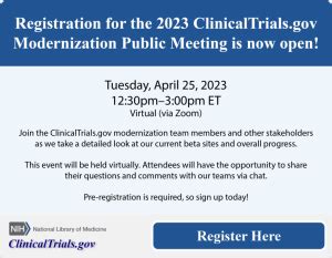 Clinicaltrials Gov Is Modernizing To Serve You Better Nih Extramural