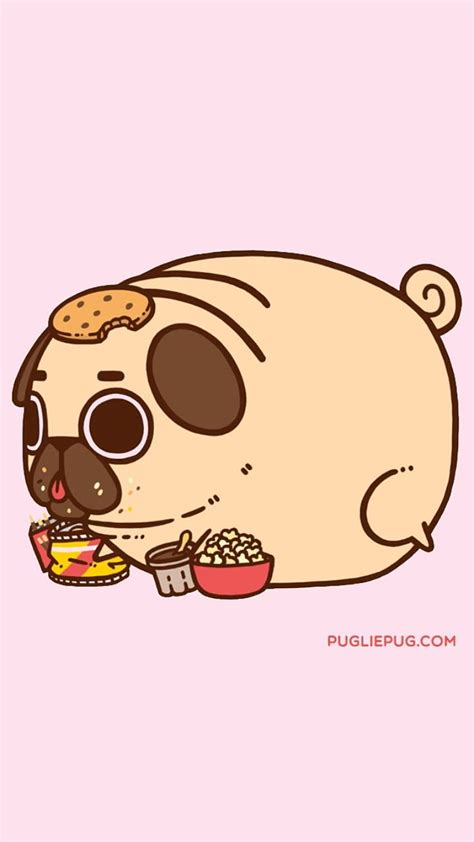 Kawaii Pug Pug Cartoon Kawaii Hd Phone Wallpaper Pxfuel