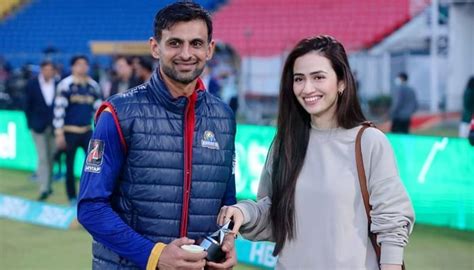 Sana Javed shares first PSL picture with husband Shoaib Malik