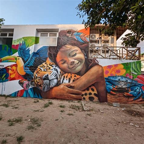 Mural By Lalone Guillermo Jose Paz Sans And Badi Coloreando In Tela