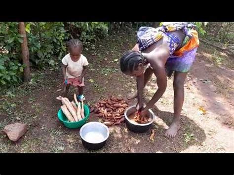 My Humble Lunch In The Village African Village Life Youtube