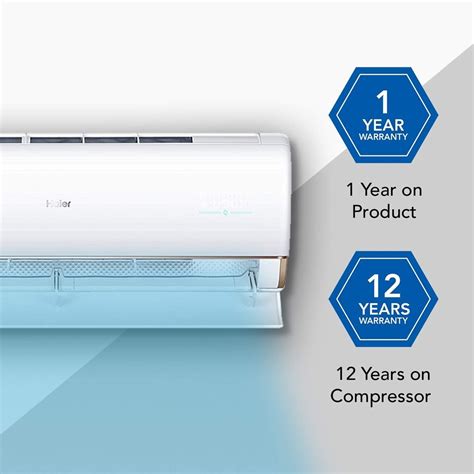 Haier Frost Clean Inverter Split AC 1 Ton 3 Star Rating White