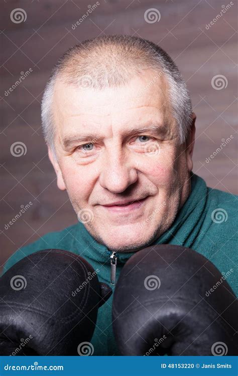 Strong Man Boxing Stock Photo Image Of Strength Glove 48153220