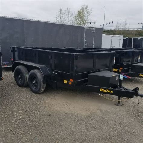 Big Tex Sr X K Gvw Dump Trailer With Loading Ramps Sale