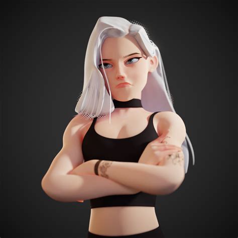 Kara Original Design By Sam Yang Finished Projects Blender