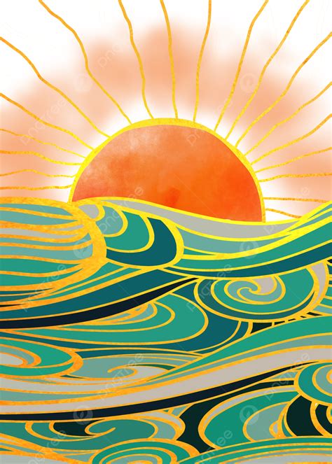 Sunrise Abstract Backgrounds