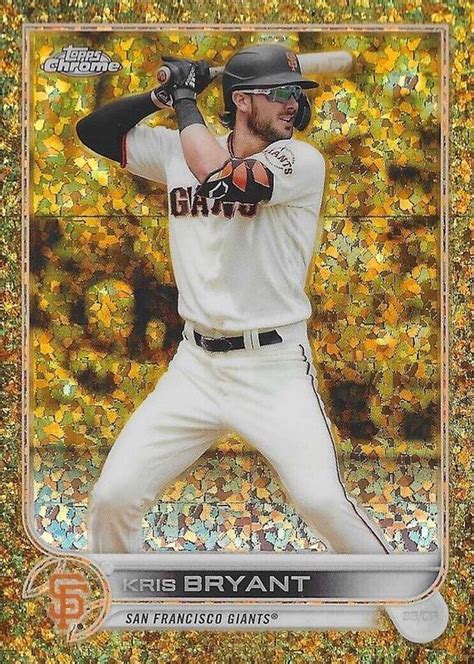 Kris Bryant 2022 Topps Gilded Collection Mini Diamond Gold Etch