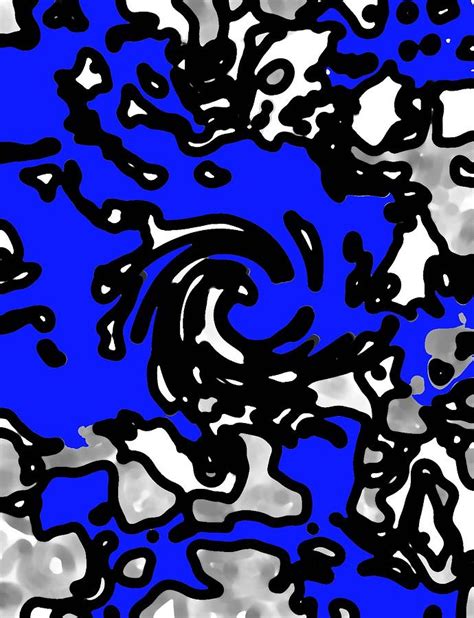 Blue Swirl Digital Art by Art Speakman - Fine Art America