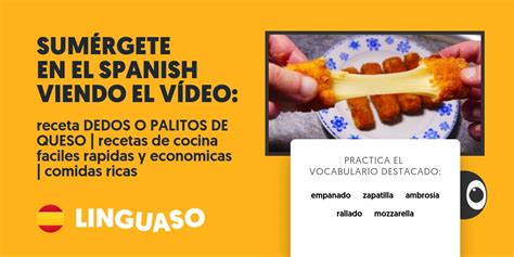 Vídeo En Español Receta Dedos O Palitos De Queso Linguaso