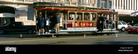 Cable Car Nob Hill San Francisco California Stock Photo - Alamy