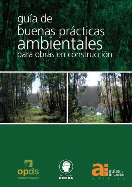 Guia De Buenas Practicas Ambientales Para Obras De Construccion Pdf