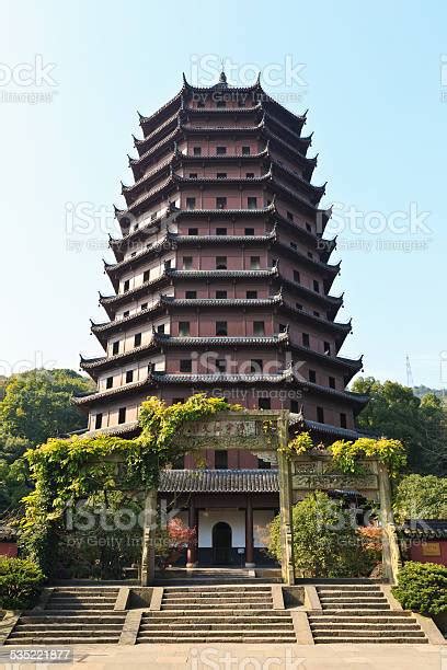 Hangzhou Six Harmonies Pagoda Architecture Scenery Stock Photo - Download Image Now - 2015 ...