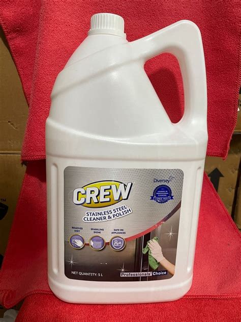 Liquid Diversey Crew Stainless Steel Cleaner And Polish 5l Packaging Type Can 5ltr At Rs 1489