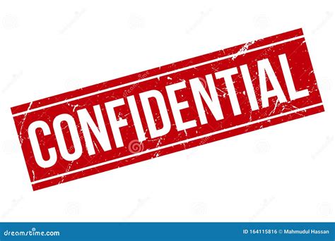 Confidential Grunge Rubber Stamp On White Background Vector