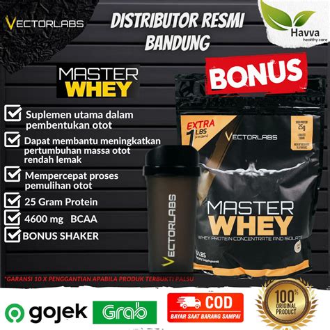 Jual Vectorlabs Master Whey Lbs Suplemen Fitness Gym Whey Protein