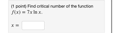 Solved 1 Point The Function F X 2x3 33x2 180x 1