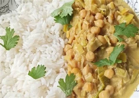 Curry De Poireaux Et Pois Chiches De Chris And Co Food Cookpad