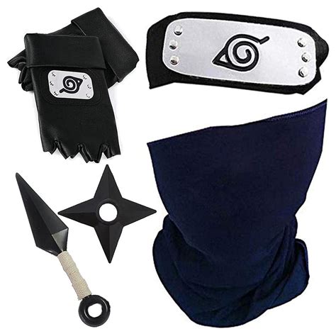 Anime Naruto Cosplay Accessory Set Kakashi Cosplay Prop Ninja Set