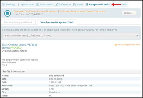 Peoplematter How Do I Use The Background Checks Dashboard For Sterling Fourth And Hotschedules