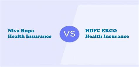 Difference Between Niva Bupa Vs Hdfc Ergo Health Insurance Company