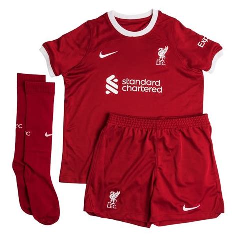 Liverpool Home Shirt 202324 Mini Kit Kids