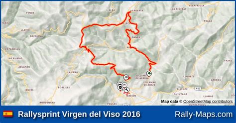 Maps Rallysprint Virgen Del Viso 2016 Rally Maps