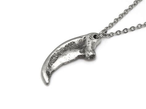 Komodo Dragon Claw Necklace Lizard Talon Pendant Reptile Jewelry Etsy